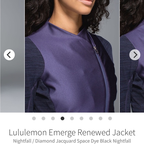 Lululemon Emerged Renewed jacket Size 4 purple - Picture 6 of 9